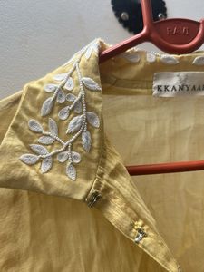 Yellow Embroidered Dress