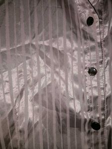 Striped Button-Down Top