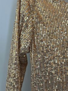 Golden Sequin Dress