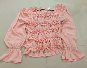 Pink cute top