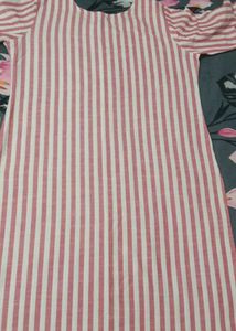 Striped Cotton Tunic Dress