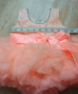 Buy 1 Get One Free-Peach Tulle Party Dre