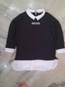 Stylish Black & White Top.