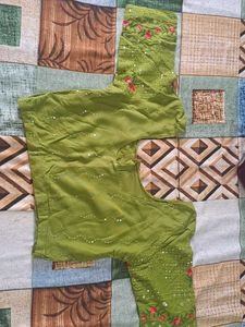 Embroidery And Tikki Work Blouse