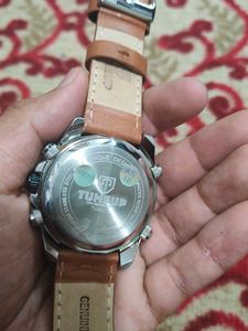 TUNEUP Brown Leather Watch