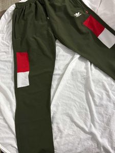 Adidas print Olive Track Pants