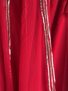 Red &amp; Gold Ethnic Skirt