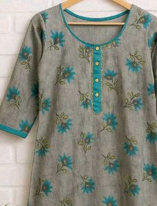 Floral Print Kurta Set