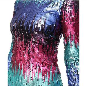 Multicolor Designer Rainbow Dress