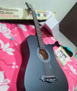 intern INT-38C-BK Acoustic Guitar Linden Wood Rose