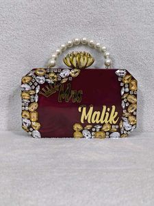 Elegant Beaded Clutch