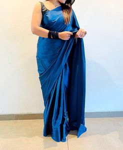 Elegant Blue Saree
