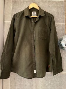 Olive Green Casual Shirt