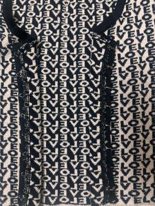 Patterned Knit Cardigan