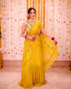 🆕️🆕️Lehenga Saree For Haldi