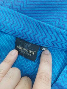 Blue Printed Kurta