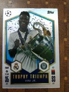 Vinicius Jr. Trophy Triumph Match Attax Card