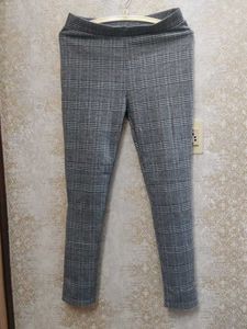 Gray Plaid Jeggings For Winters