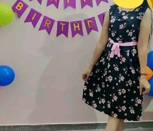 Floral A-line Dress