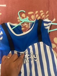 Blue A Line Frock