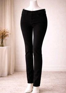 Black Straight Leg Jeans