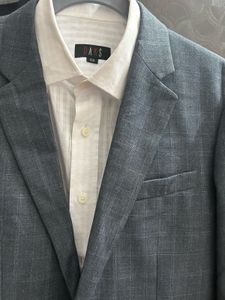 Classic Gray Men's Blazer (Body Fit)
