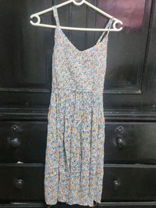 Casual Flower Print Dress