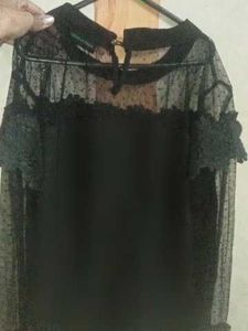 Elegant Black Lace Top
