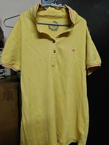 Monte Carlo Classic Yellow Polo T-Shirt – Size XXL