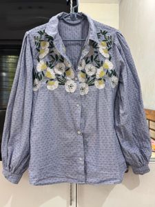 Floral Embroidered Blouse