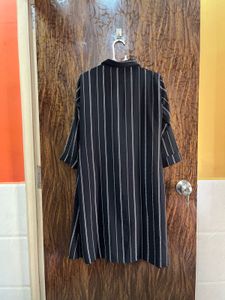 34 bust black shirt dress for women