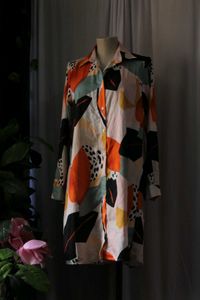Abstract Print Dress