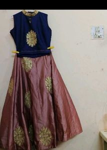 Embroidered Lehnga Dress