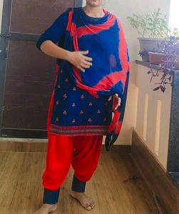 Patiyala Punjabi Suit Full Set Like New 🚫 No Coin