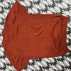 Zara Rust Knit Top - Size L
