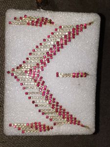 Rhinestone Cascade Earring Set