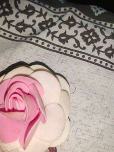 Pink Flower Hair Clip