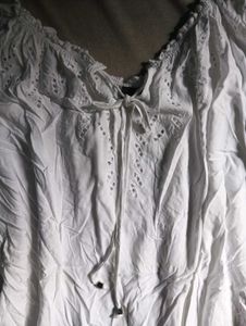 White Peasant Blouse