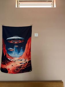 URBAN PITARA Y2K Grand Canyons of Mars Tapestry