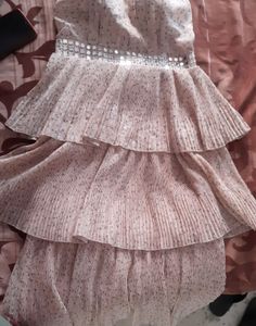 Sleeveless Mirror Work Coctail Dress