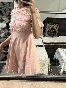 Peach Short Frock