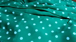 Green Anne Klein Polka Dot Midi