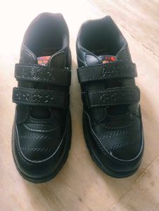 Boys Black School Shoes
