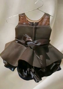 Brown Party Dress | Girls Frocks