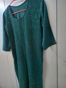 Dark Green Kurti