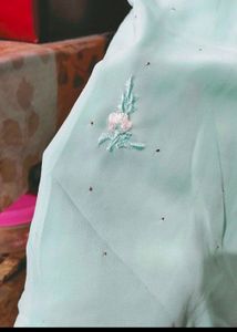 😍Beautiful Embroidery Work Kurti Pant Dupatta🥰