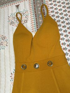 Shoulder Straps Basic  Jumpsuit