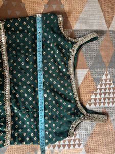 Dark Green Gharara Traditional Wear For Women