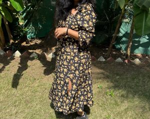 Floral Print Midi Dress