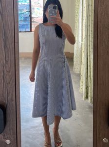 Striped Midi Dress